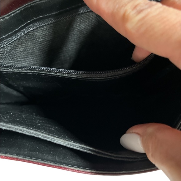 Harrods made in Italy 100% genuine leather vintage cross body bag - Picture 14 of 16